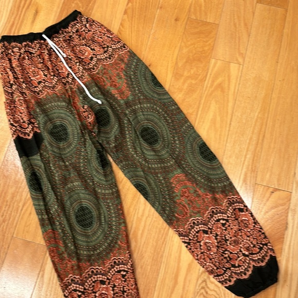 Lofbaz boho/tribal print yoga/harem pants - Picture 3 of 6
